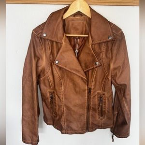 Max Studio Faux Leather Jacket